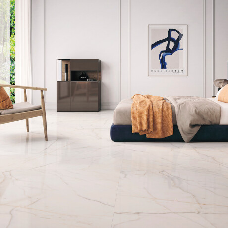 Porcelanato Calacatta Mate 60X120Cm Piso Pared GAMAS DE BLANCO