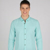CAMISA LINO CLASICA AQUA