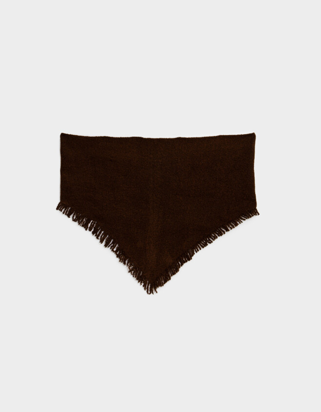 Bufandas Bufanda Formato Bandana - Marron Chocolate