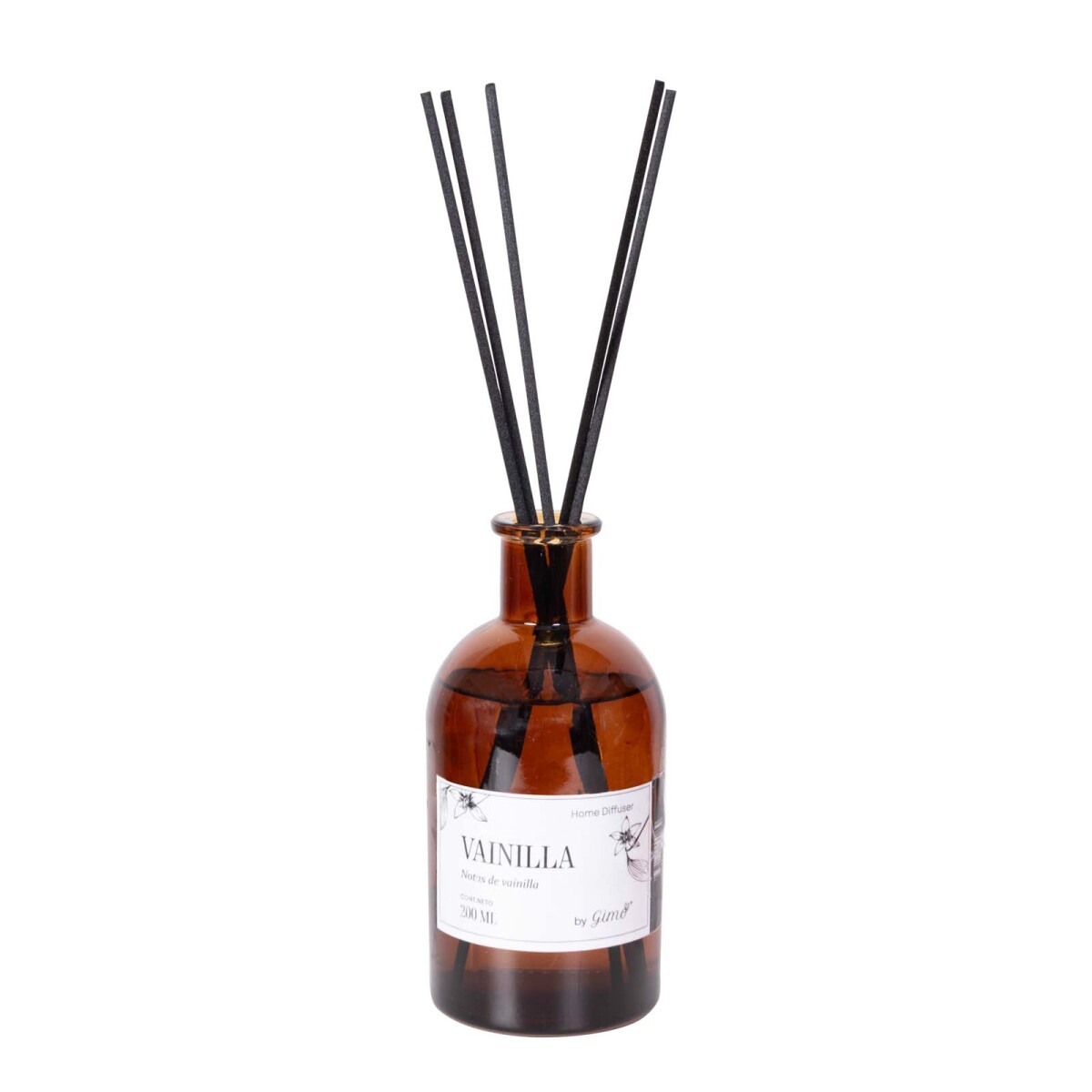 DIFUSOR C/VARILLAS 200ML - VIDRIO PURE VANILLA 