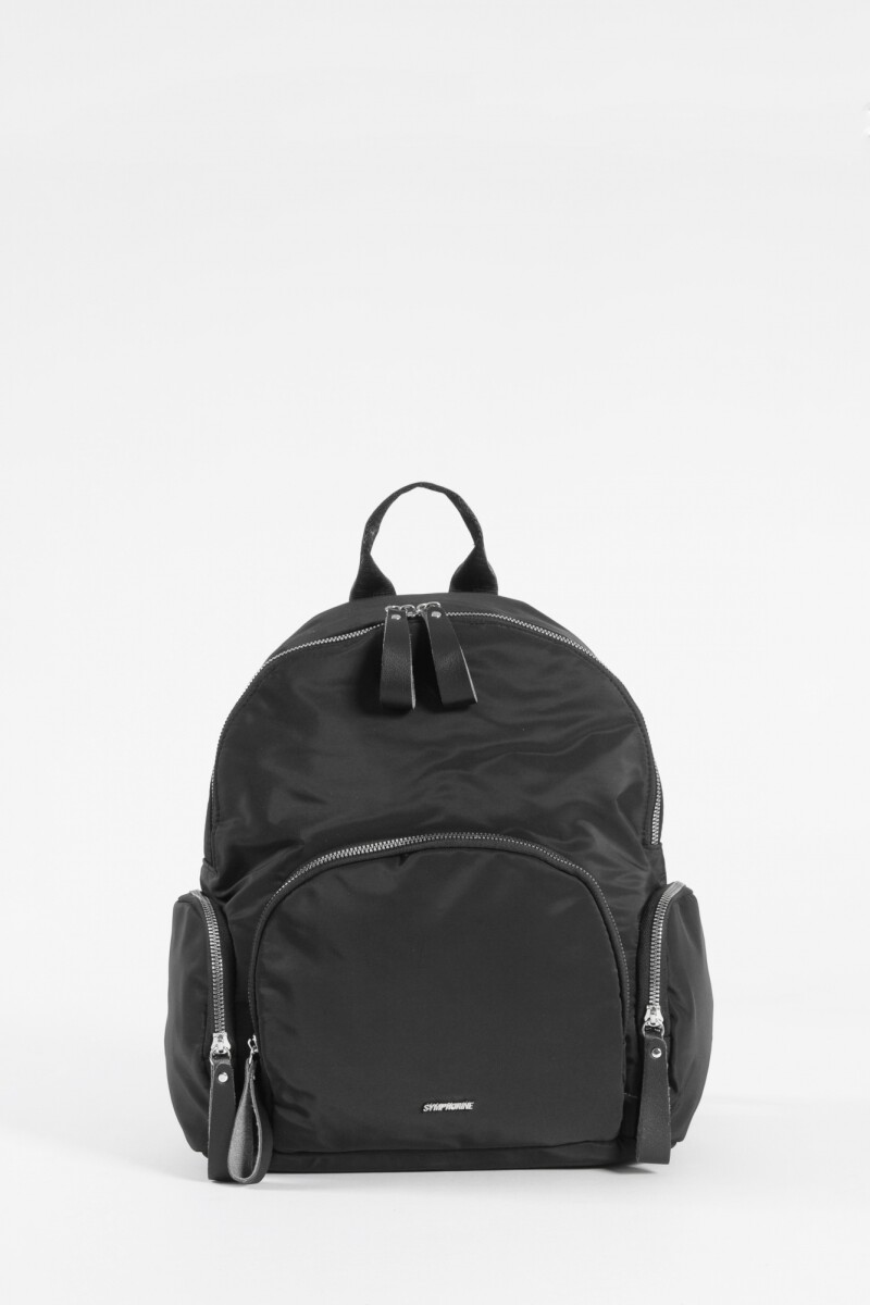 Mochila multi cierres - negro 