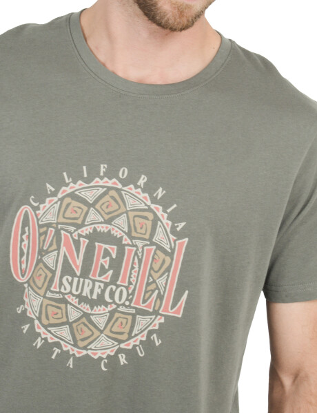 Remera O'Neill Pacific Ritual Verde Fantasma