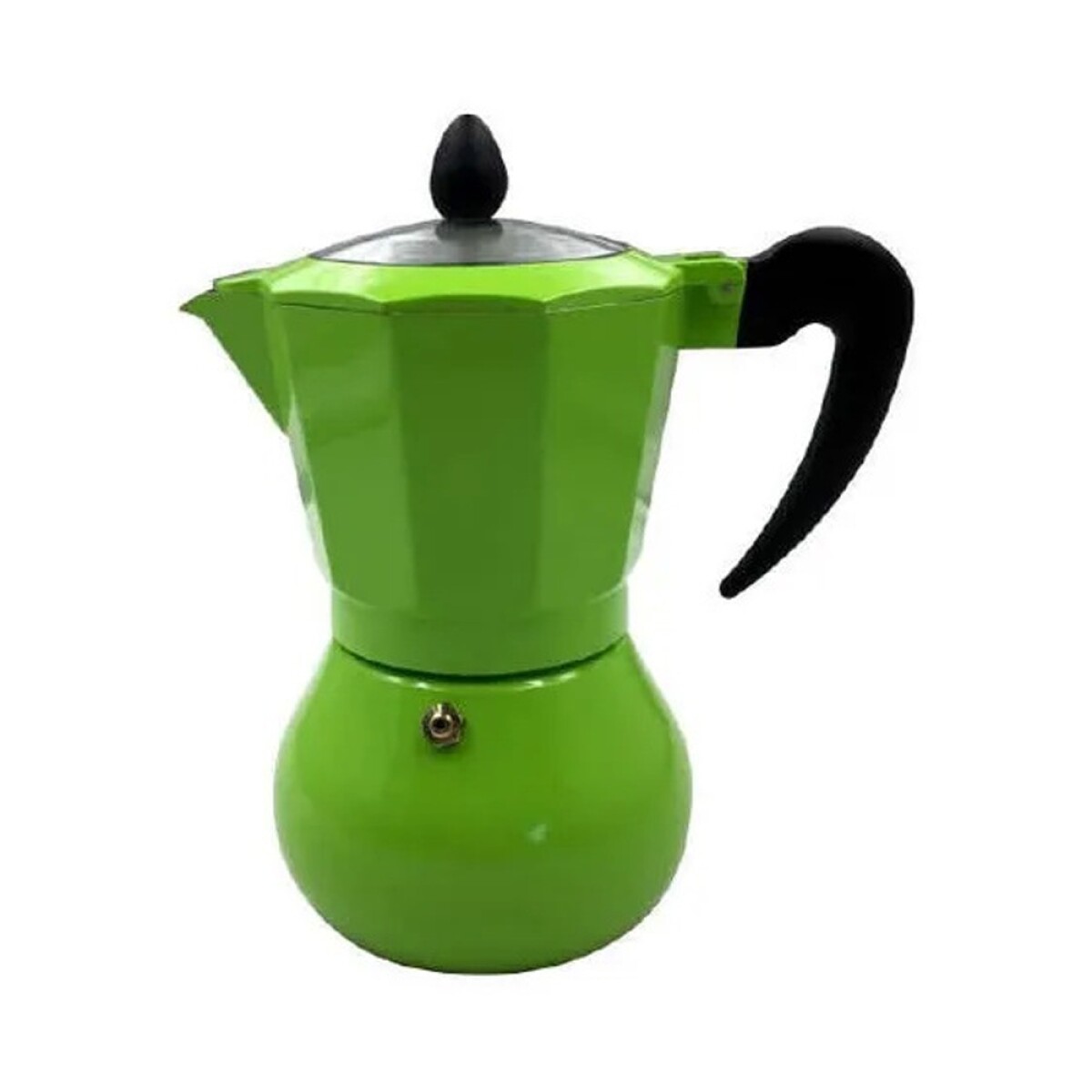 Cafetera tipo italiana 6 tazas colores - Verde 
