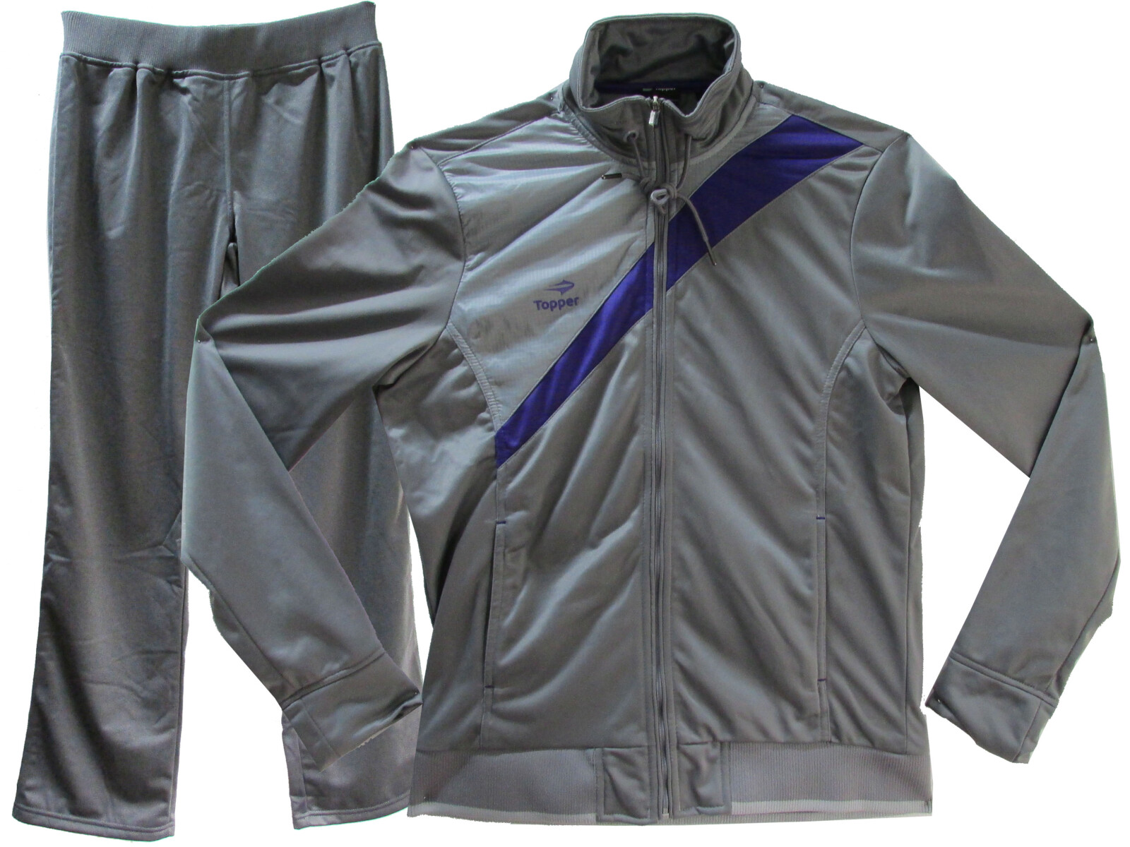 Equipo de Mujer Topper Agasalho - Gris - Violeta 