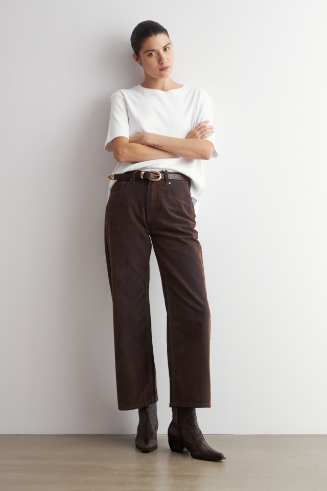 Remera oversized blanco