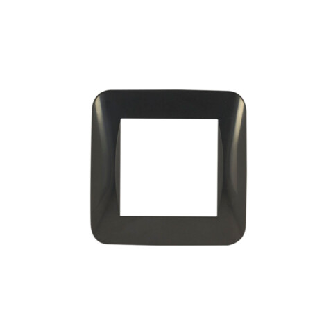 Plaqueta p/2 módulos, gris - Mini Reggio M46912