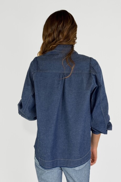 CAMISA JEAN DONNA Azul