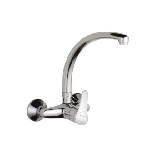 Grifería de cocina Monocomando de pared Golf cromado Grifería De Cocina Monocomando De Pared Golf Cromado