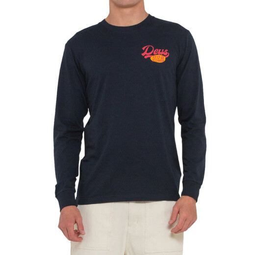 Remera ML Deus Marigold Ls Tee Azul Remera ML Deus Marigold Ls Tee Azul