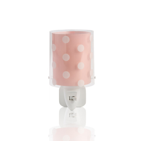 Veladora infantil DOTS CORAL coral lunares blancos DA0104