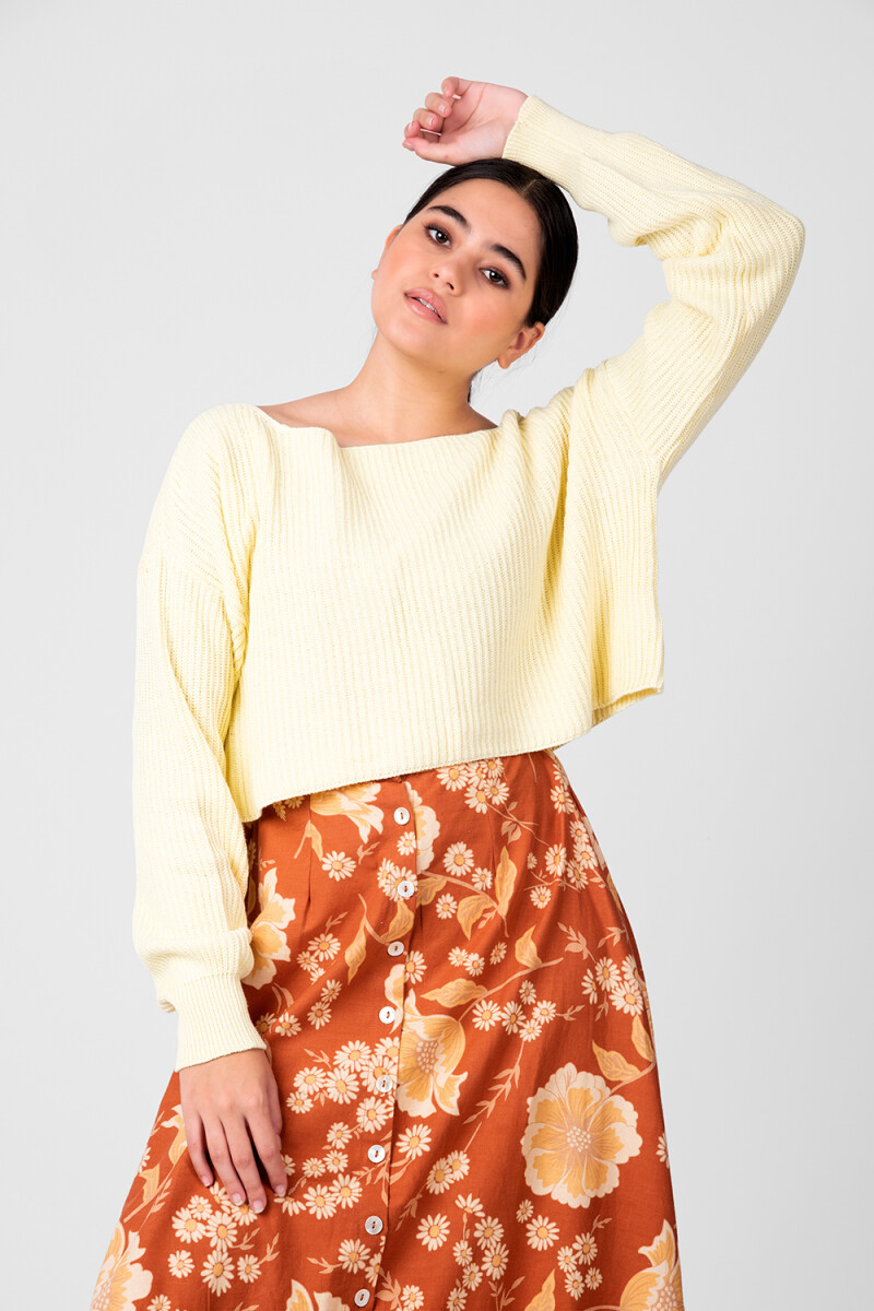 Sweater Somanya - Amarillo Claro 