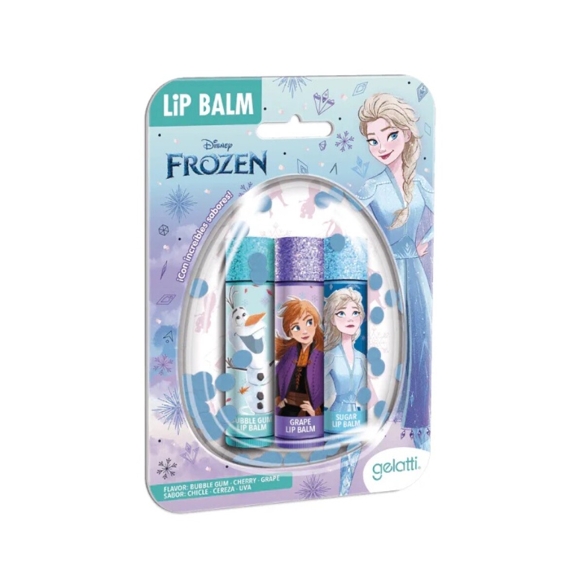 Pack X3 Balsamo Labial Disney Frozen 