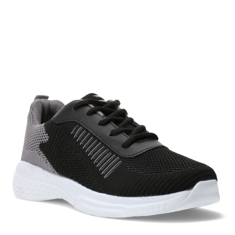 Championes de Mujer Push acordonado POLSKY Negro
