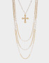 Collares Largos Perlas Collar Largo Con Perlas - Dorado