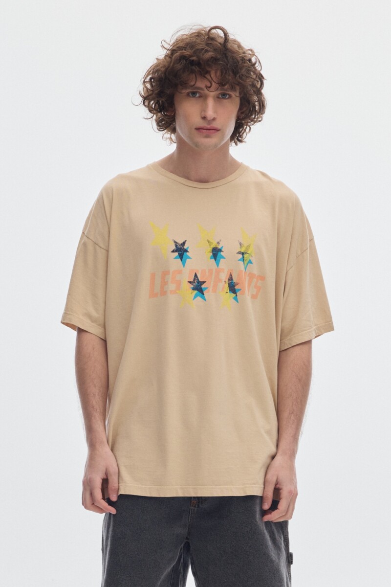 T-shirt Boxy - Cream 