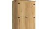 Ropero 2 puertas - Madera maciza Natural