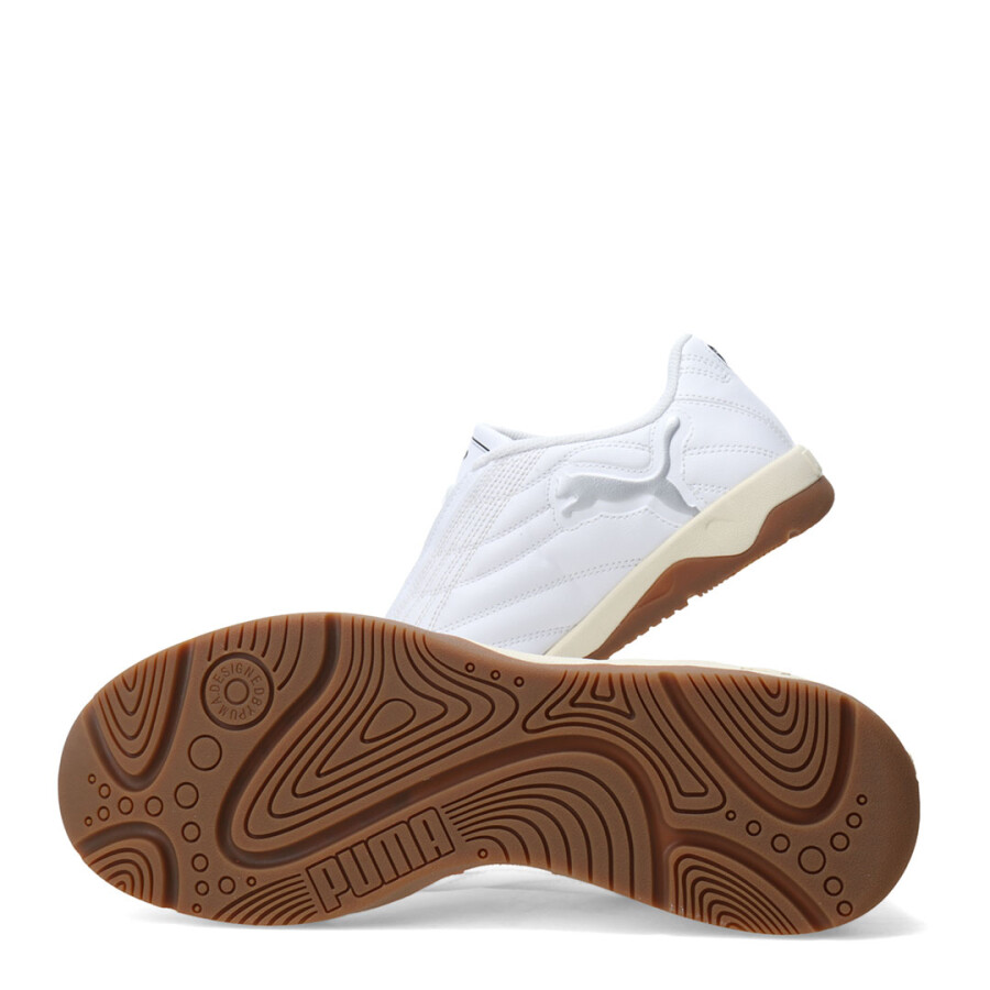 Championes de Hombre Puma Futbol Sala Tifosi Calcio Ls Blanco - Negro