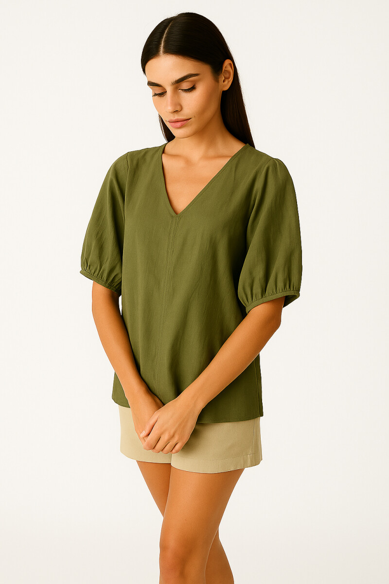 Blusa Zaphra - Verde Oliva 