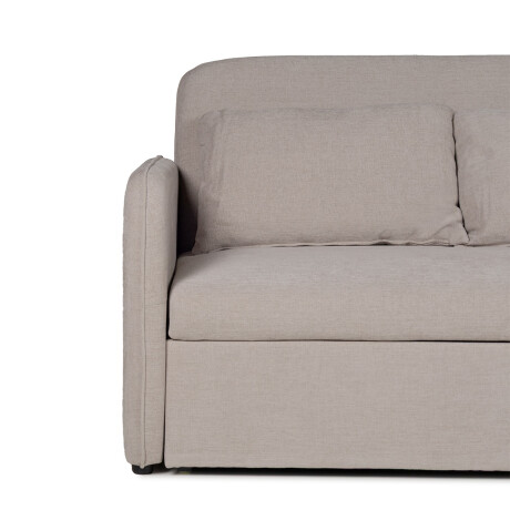 Sofá Cama Spazio - Tela Microfibra 153 (Greige)