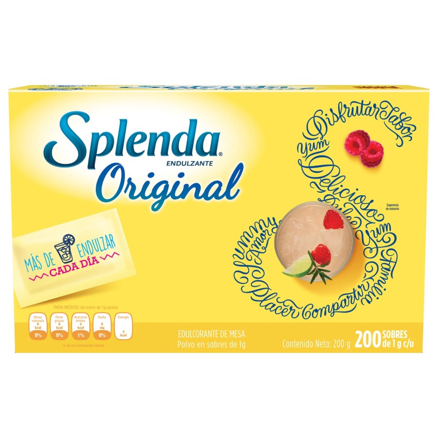 Edulcorante 200 sobres Splenda Edulcorante 200 sobres Splenda