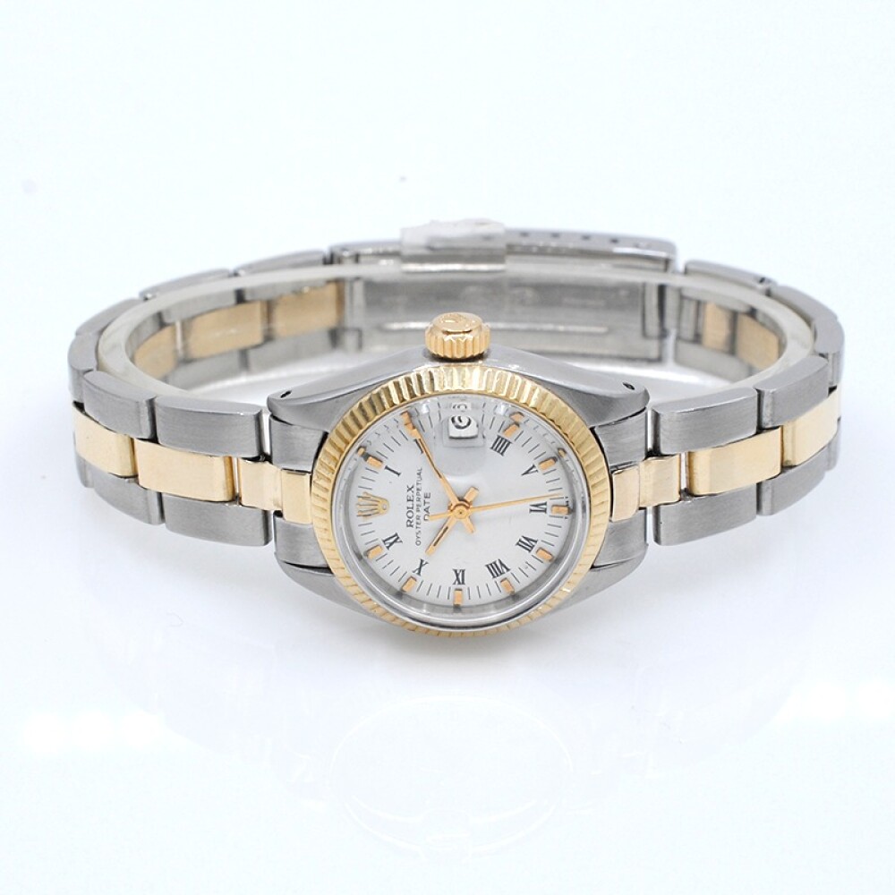 Rolex date dama 6916 acero y oro 26 mm año 1980 Rolex date dama 6916 acero y oro 26 mm año 1980