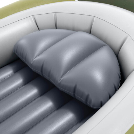 Bote Intex Gomón Inflable 4 Personas + Remo +inflador 2