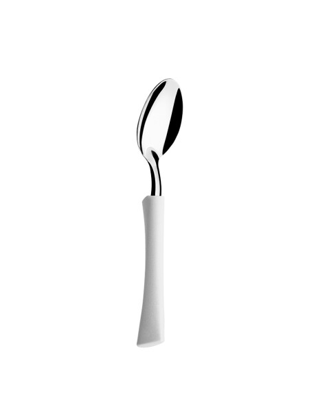 CUCHARA POSTRE MANGO BLANCO INOVA DI SOLLE 17CM CUCHARA POSTRE MANGO BLANCO INOVA DI SOLLE 17CM