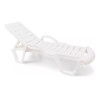 Reposera Apilable Jardín Piscina Reclinable Blanca Pvc Blanco Reposera Apilable Jardín Piscina Reclinable Blanca Pvc Blanco