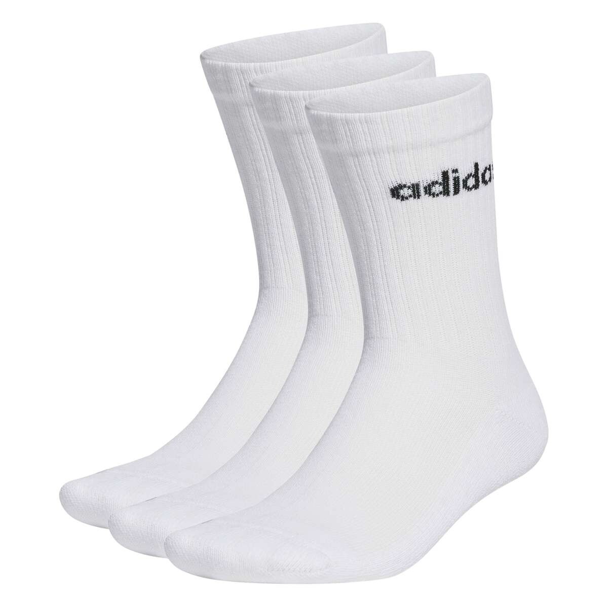 Medias Linear Media larga Cushioned 3-Pack Unisex - Blanco 