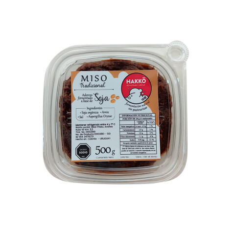Miso De Soja Hakko 500g Miso Soja Clara 1/2k