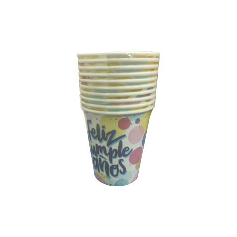 JUEGO DE VASOS DE PAPEL PARA FIESTAS JUEGO DE VASOS DE PAPEL PARA FIESTAS