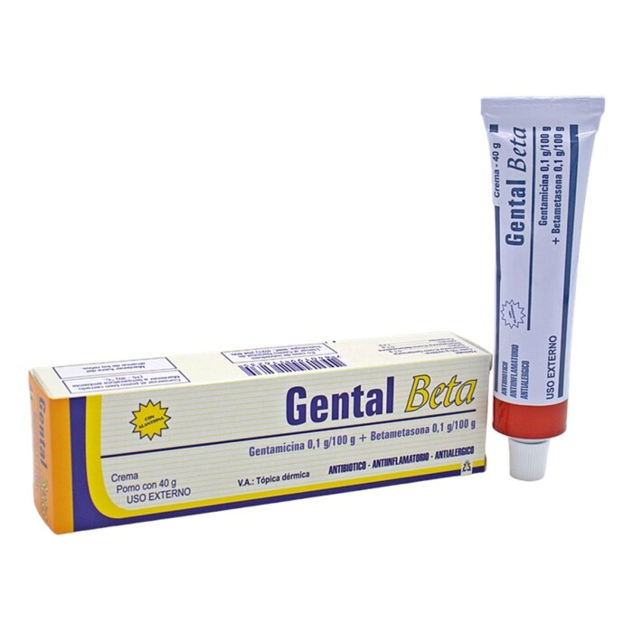 GENTAL BETA CREMA DERM. POMO X 40 G única