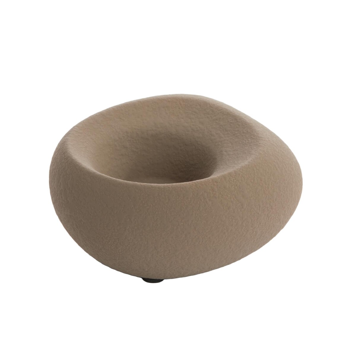 CANDELABRO - SMALL CERAMICA MARRON ALKA 