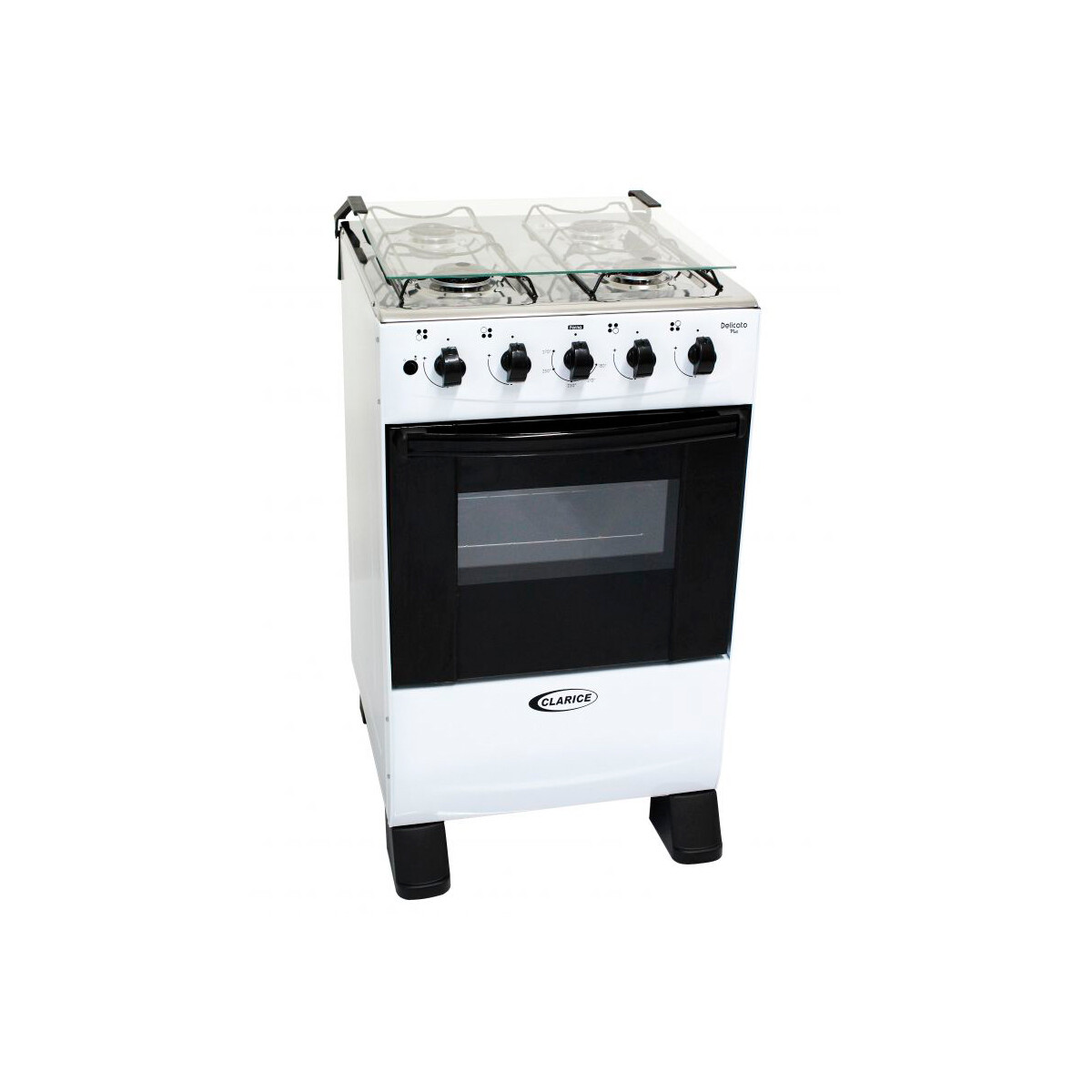 Cocina A Gas 4 Hornallas Delicato Plus Blanca 