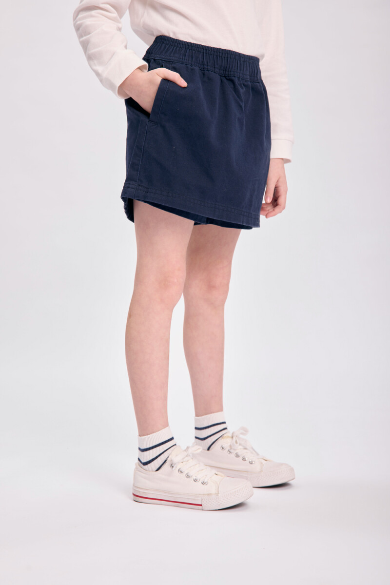 Short pollera Azul Marino