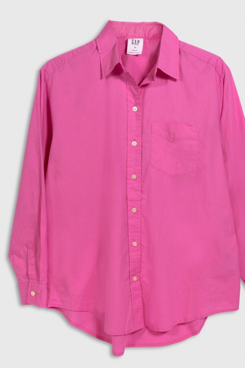 Camisa Poplin Mujer Wild Orchid 16-2120 Tc