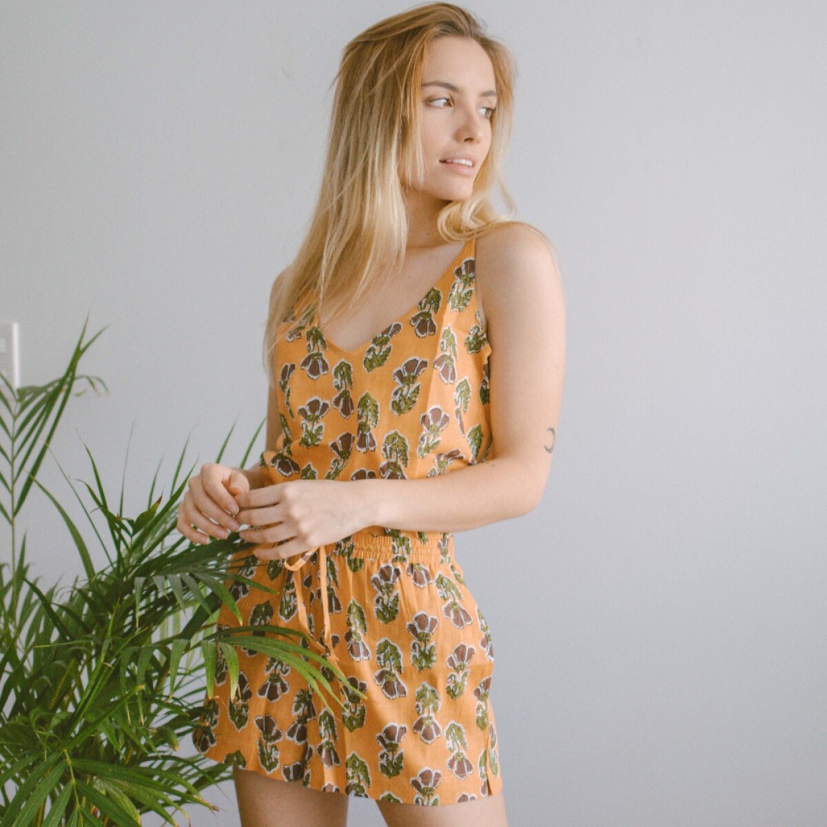 Pijama Lola - Naranja 
