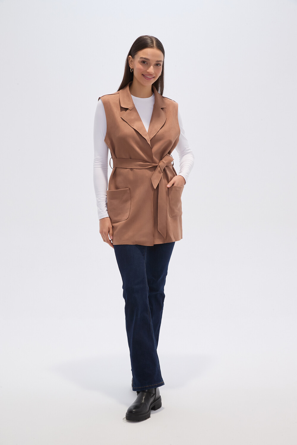 Chaleco Vinisia Tostado