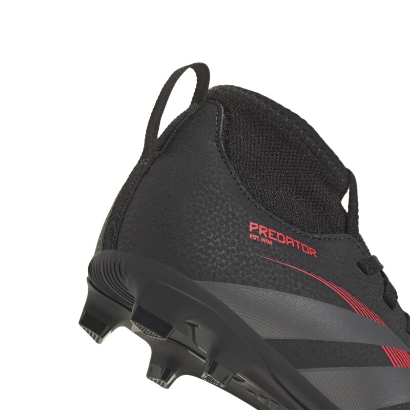 Championes adidas Predator Club Sock FG/MG de niño BLACK/RED
