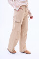Pantalón de gabardina El Dorado Beige