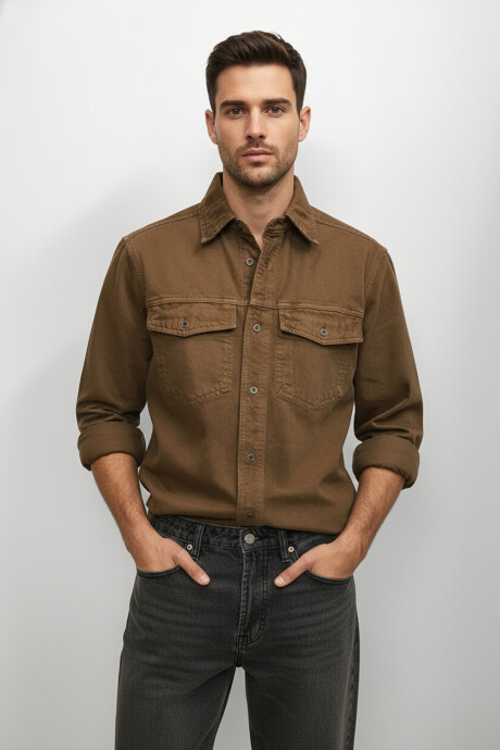 Camisa Xano Marron