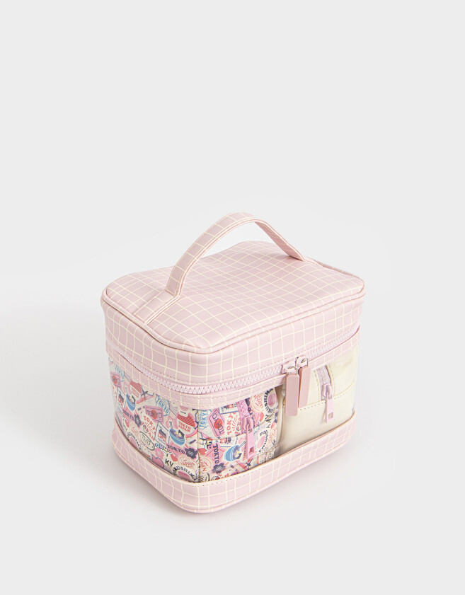 Porta Cosméticos Set De Portacosméticos Estampados - Estampado Escoces