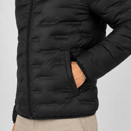 Campera Termosellada Unisex Negro