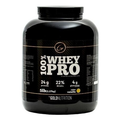 Suplemento Gold Nutrition 100% Whey Pro 5Lb Vainilla