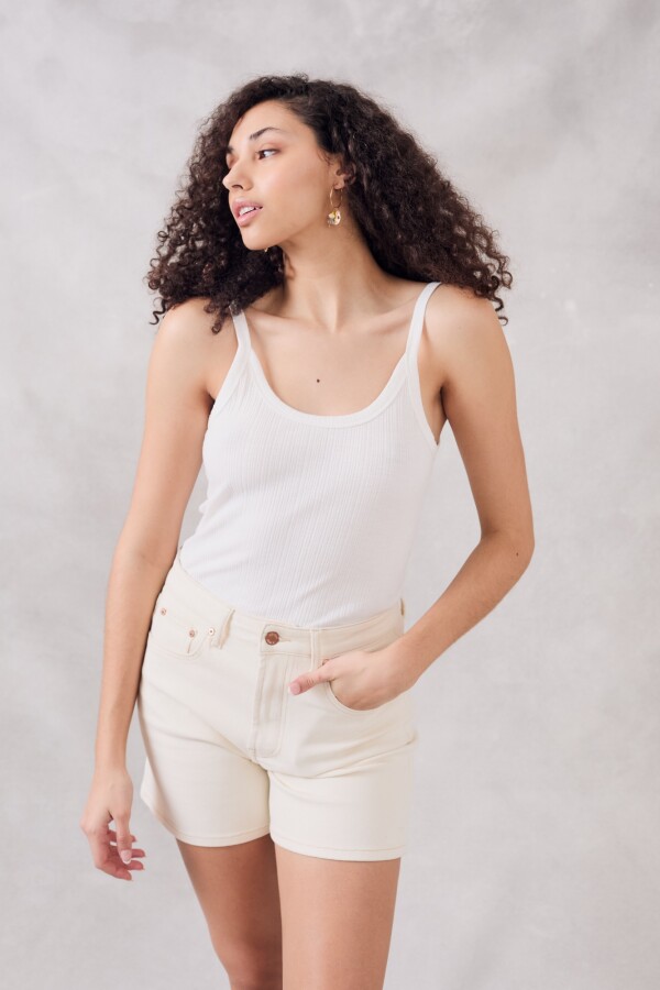 Musculosa Algodón Crudo