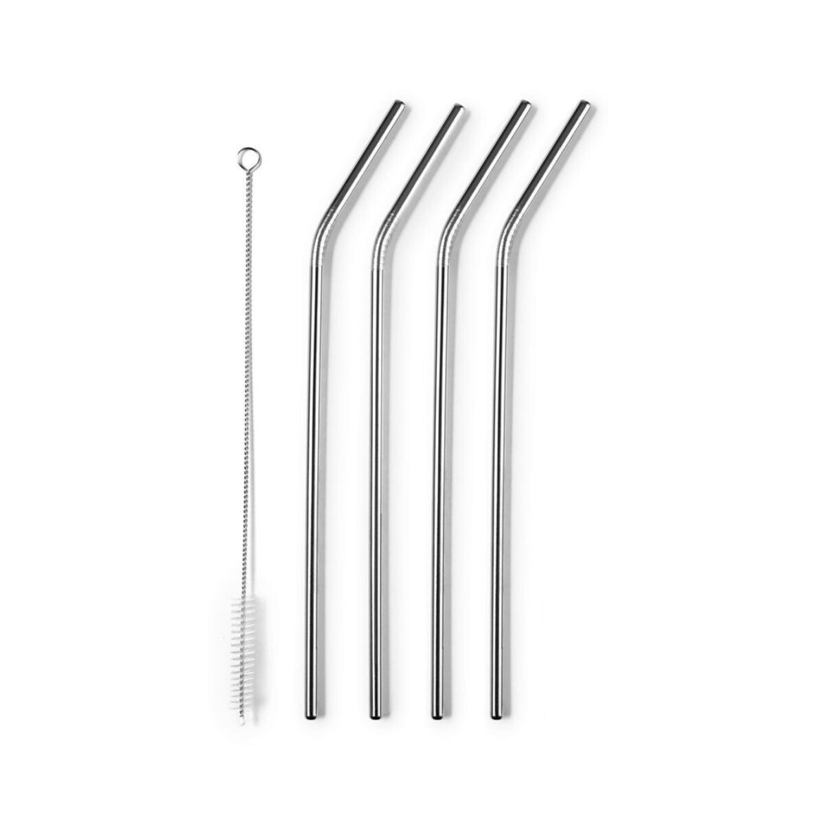 Sorbitos de Acero Set 4 unidades reutilizables + Cepillo 