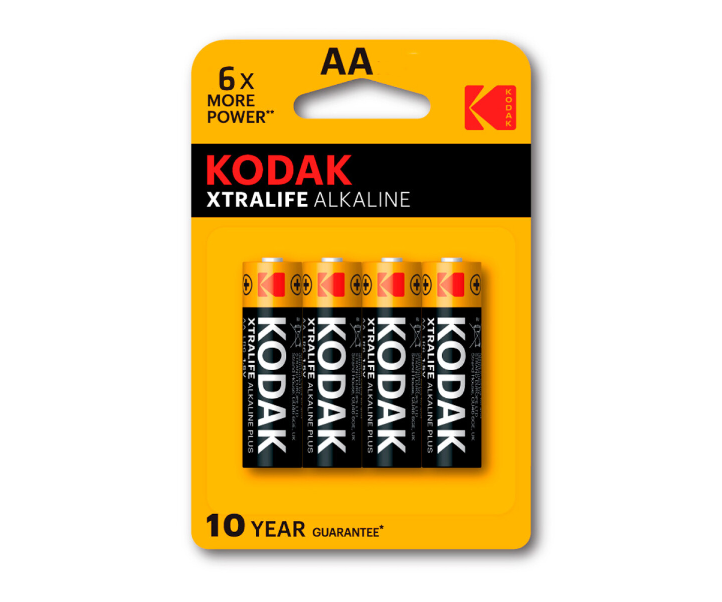 Pilas Alcalinas Kodak Pack 8 Unidades - AA 