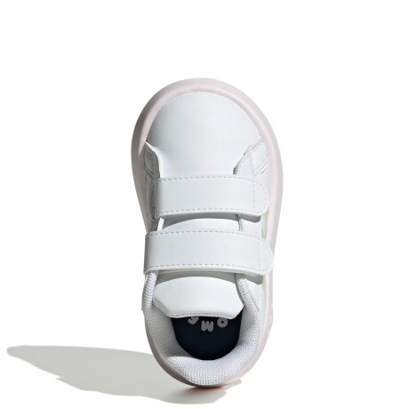Championes Adidas Grand Court 2.0 Infant Femenino Blanco - Rosado Claro