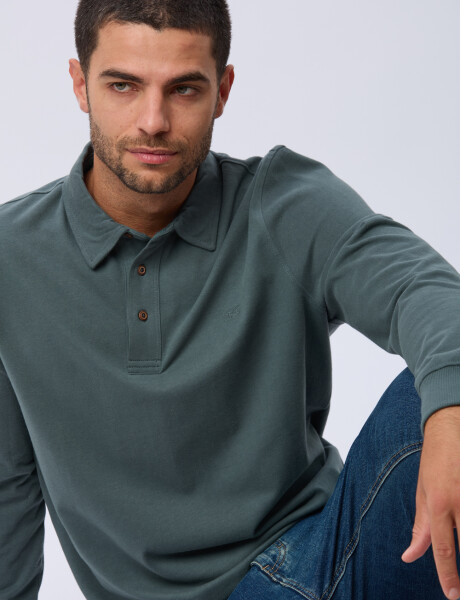 REMERA POLO JERSEY Verde