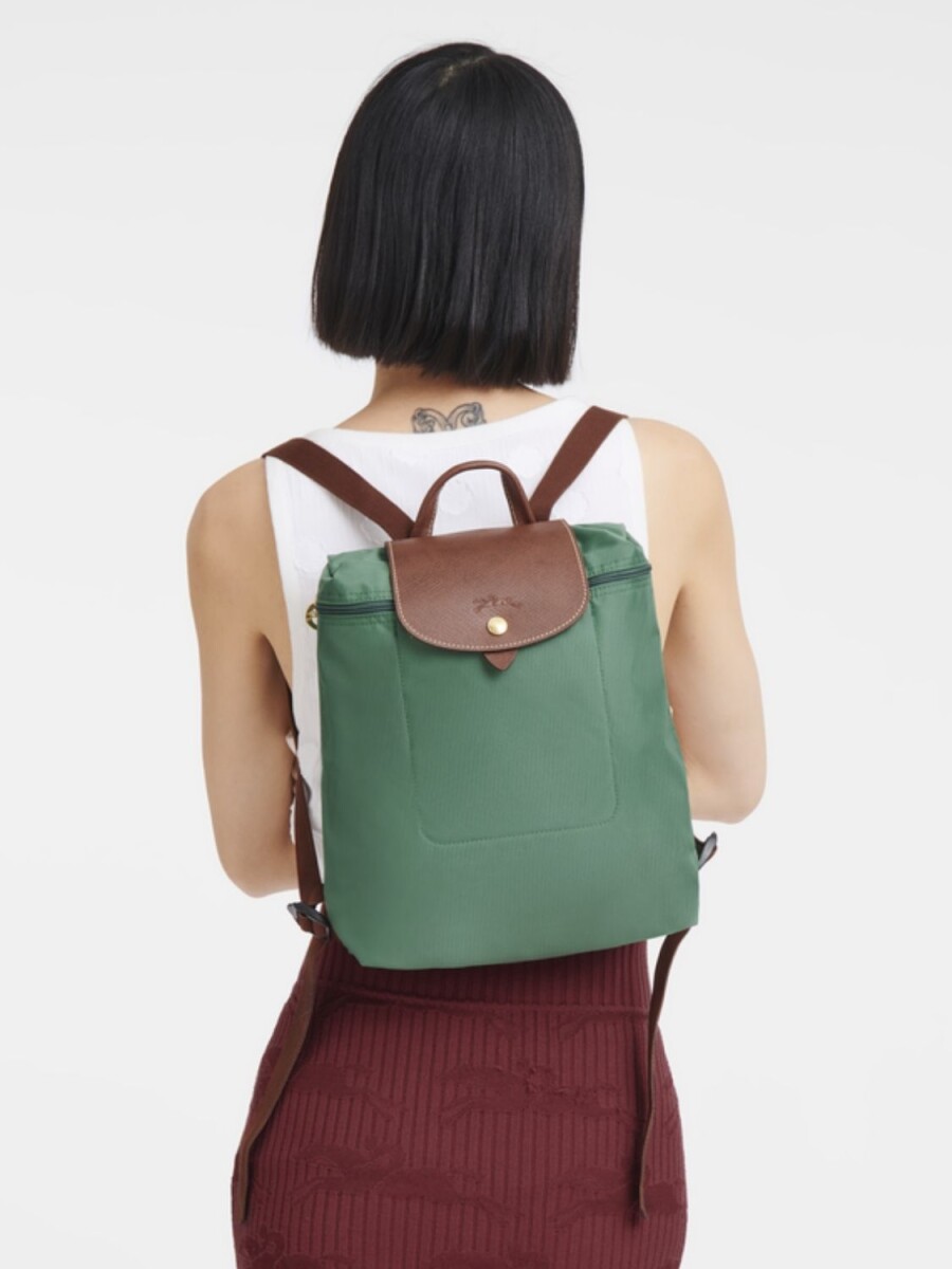 Longchamp - Le Pliage Original M BackPack - Verde 